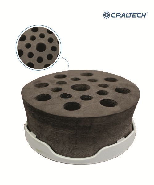 Plataforma para agitador vortex para 8 tubos tipo Falcon de 15mL e 8 tubos de até 10mL